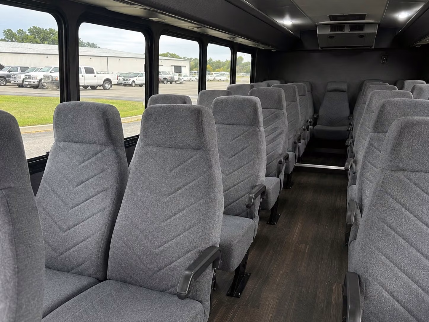 15 passenger minibus interior
