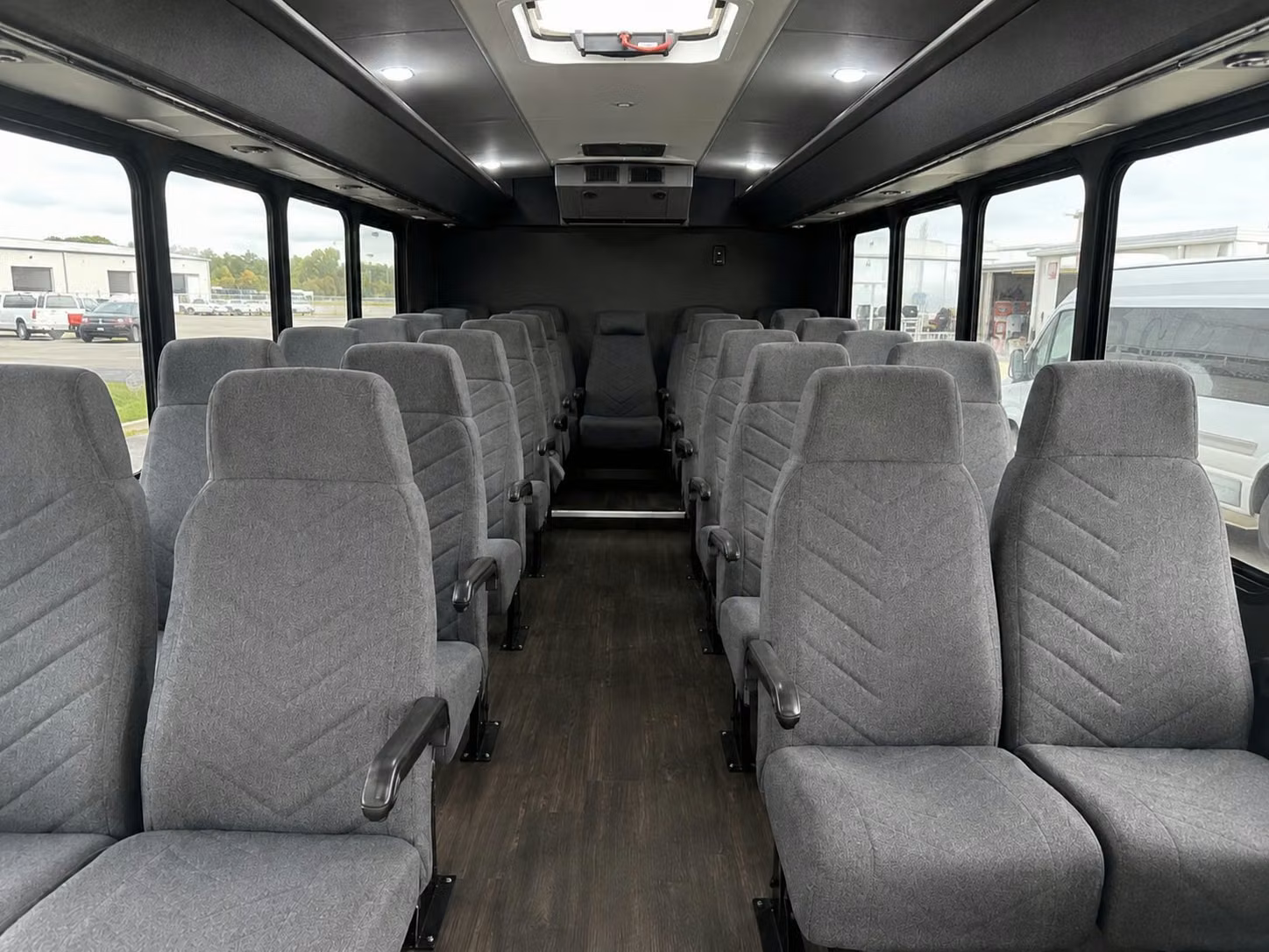18 passenger minibus interior