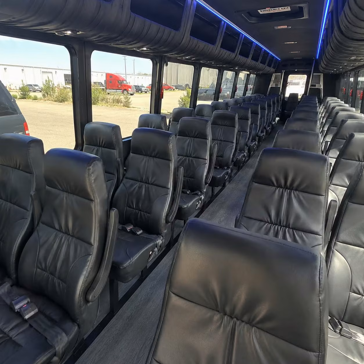 28 passenger minibus inside