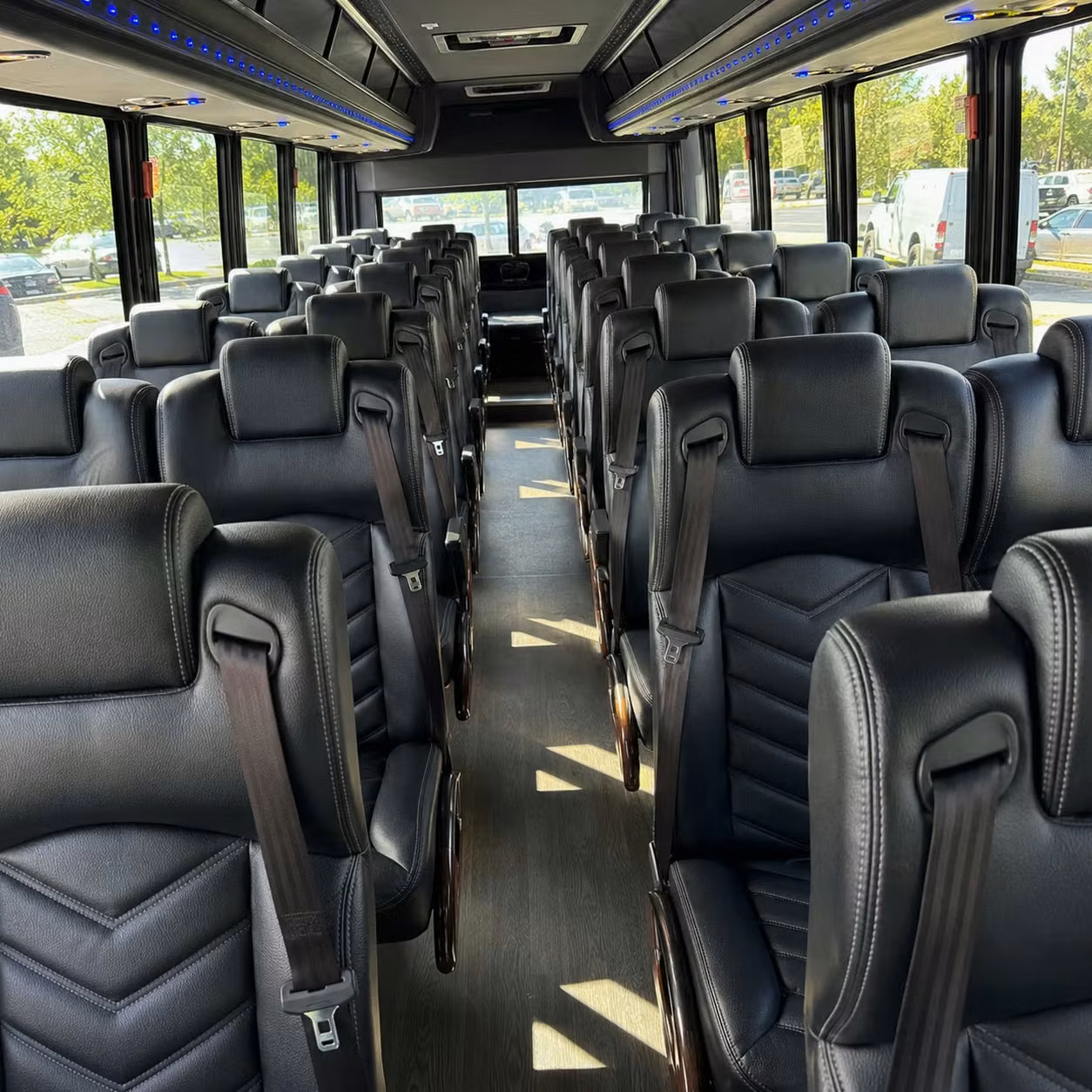30 passenger minibus inside