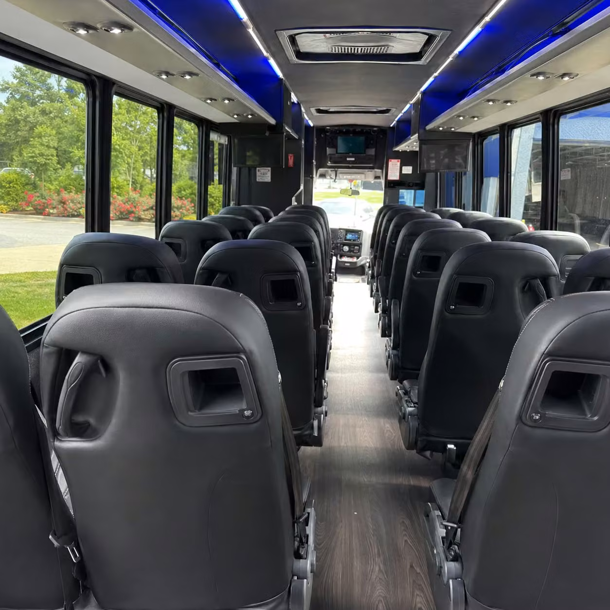 35 passenger minibus inside