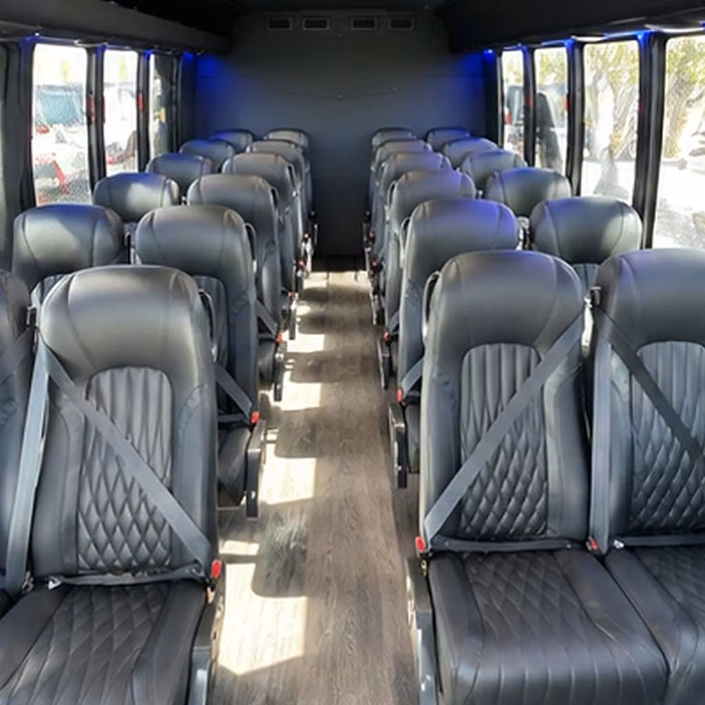35 passenger minibus interior
